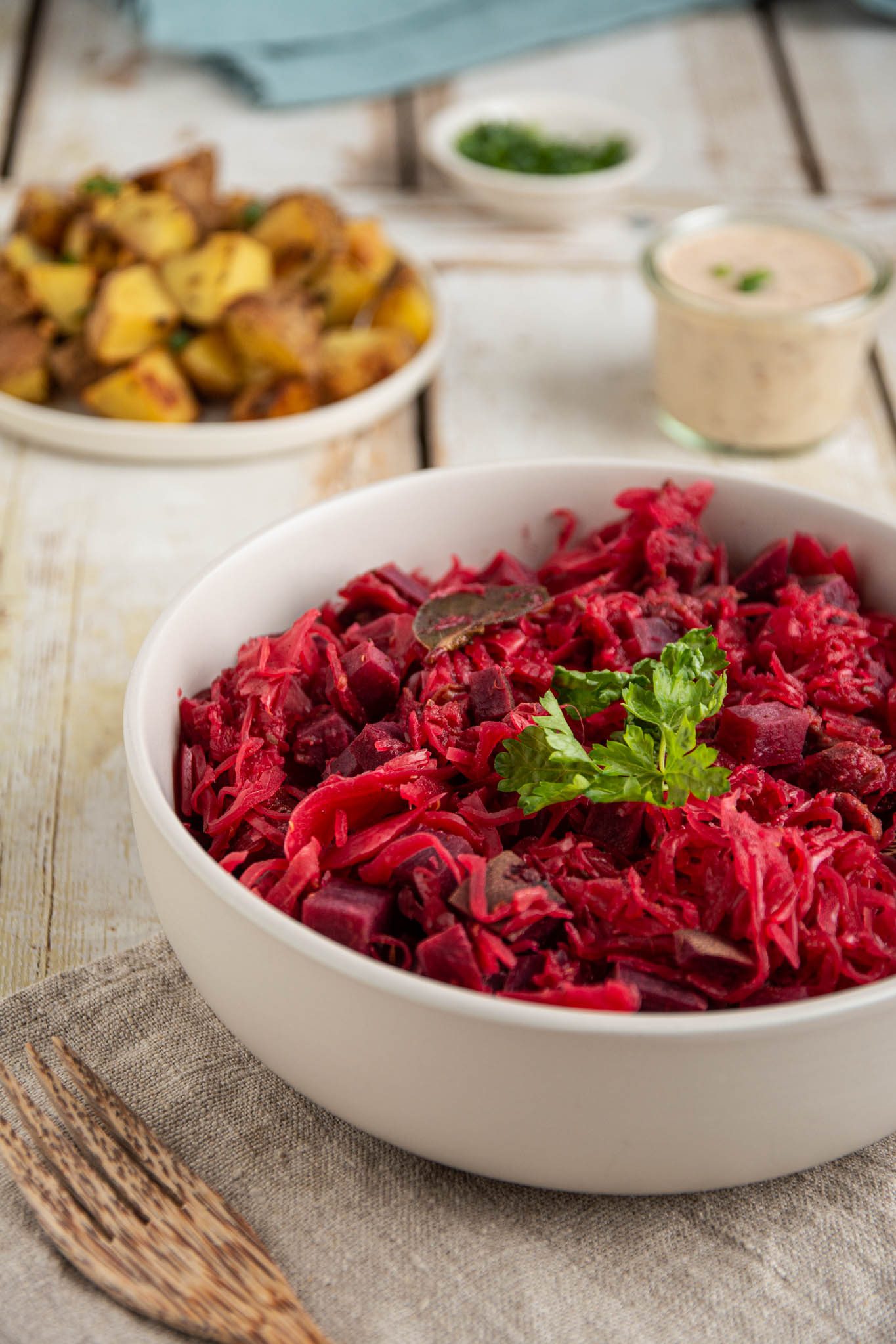 Learn how to cook sauerkraut with beetroot and dates for a delicious, sweet result without refined sugars. It’s a perfect low fat side dish for Christmas dinner or simply to be enjoyed on a regular weekday.