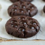 Learn how to make peanut butter chocolate chip cookies that are vegan, gluten-free, and oil-free. It’s a wholesome no butter recipe resulting in healthy soft and chewy plant-based cookies.