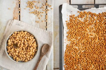 Learn how to cook and dry roast soybeans at home in a regular pot or a saucepan. Use the cooked soybeans for high protein hummus, in soups, stews, and salads, or nibble on them as they are.