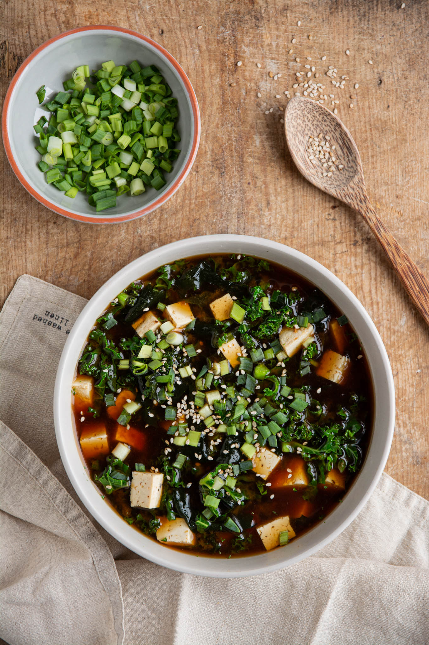 This is a perfect post holidays instant miso soup that doesn’t require any cooking and is made of whole food plant-based ingredients. Your tummy will love it!
